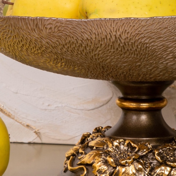 Фруктовница-конфетница Лето Бронза Фруктовница-конфетница Лето Бронза