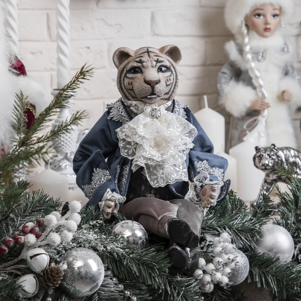 Кукла коллекционная Тигр Луи Кукла коллекционная Тигр Луи