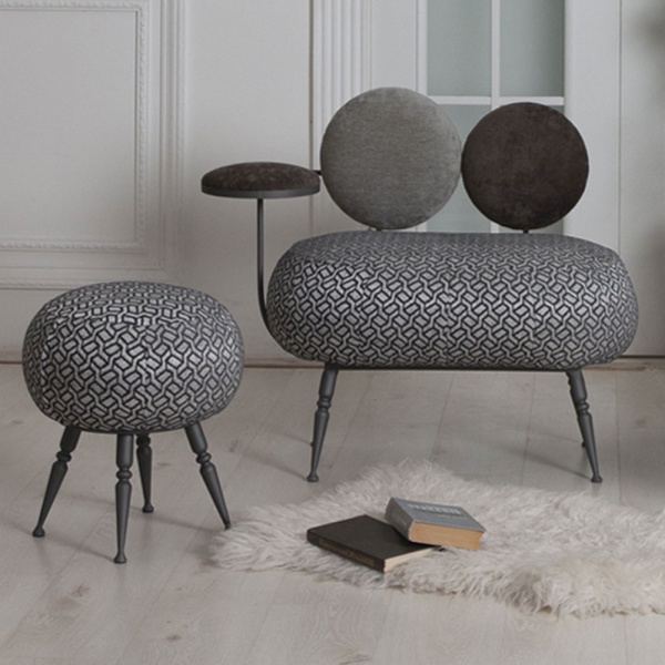 Банкетка Пьяно Люкс грей