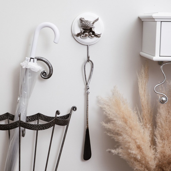 Настенный крючок Нежность Белый Настенный крючок Нежность Белый