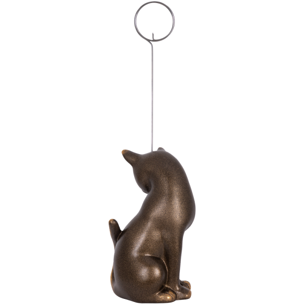 Статуэтка Кошка Грация с держателем Бронза Статуэтка Кошка Грация с держателем Бронза