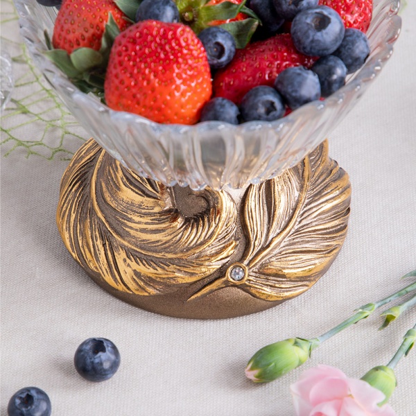 Фруктовница-конфетница Боа Бронза Фруктовница-конфетница Боа Бронза