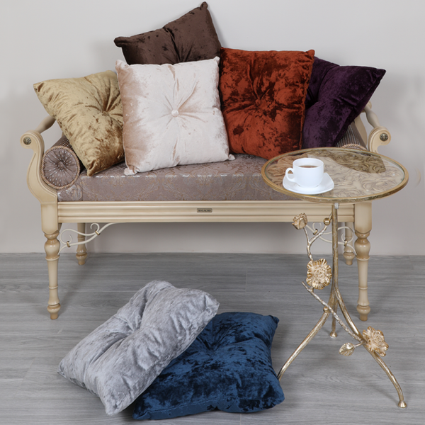 Подушка декоративная Мадейра Серебро Подушка декоративная Мадейра Серебро