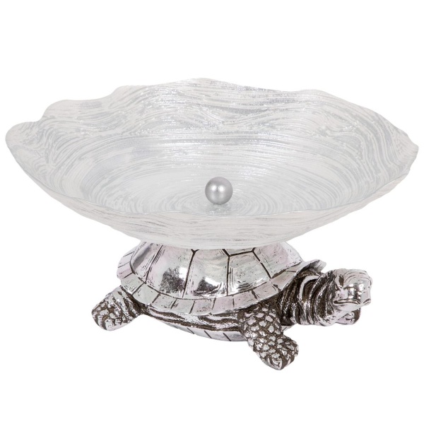 Фруктовница-конфетница Черепаха Серебро Фруктовница-конфетница Черепаха Серебро