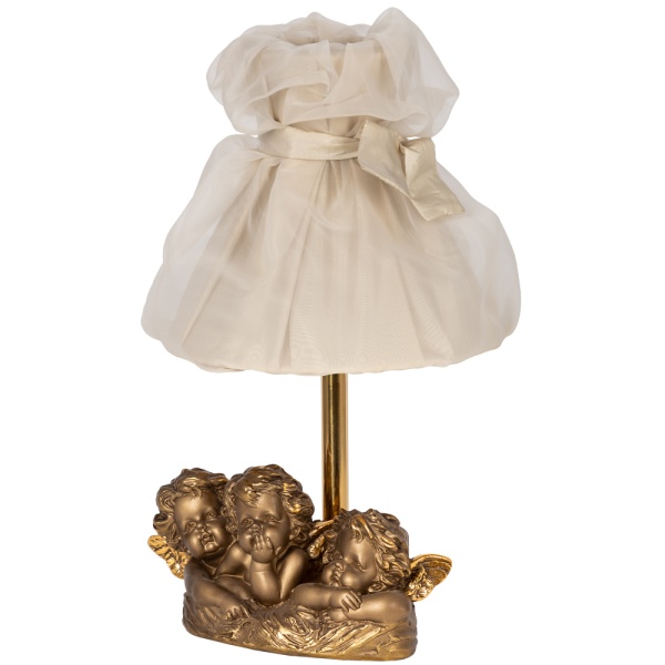 Настольная лампа Весёлые Купидоны Бронза Мадлен Жемчуг Настольная лампа Весёлые Купидоны Бронза Мадлен Жемчуг