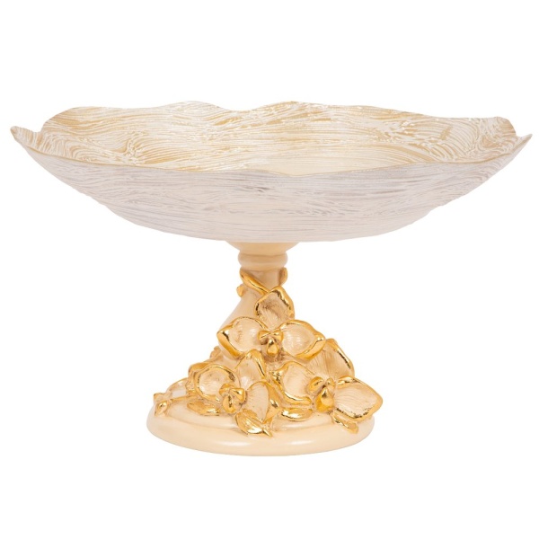 Фруктовница-конфетница Орхидея Лелия Айвори Фруктовница-конфетница Орхидея Лелия Айвори