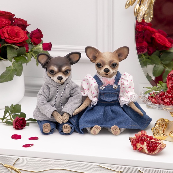 Кукла коллекционная Собака Милли Кукла коллекционная Собака Милли