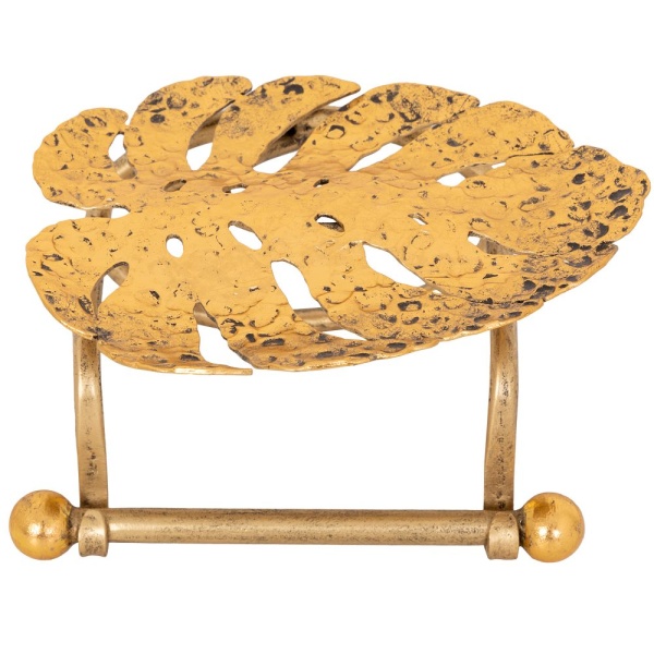 Держатель для туалетной бумаги Monstera Deliciosa (Монстера) Амбер Держатель для туалетной бумаги Monstera Deliciosa (Монстера) Амбер