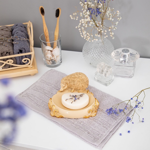 Мыльница Ежик Барб Айвори Мыльница Ежик Барб Айвори