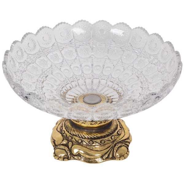 Фруктовница-конфетница Флора Бронза Мейджи Фруктовница-конфетница Флора Бронза Мейджи