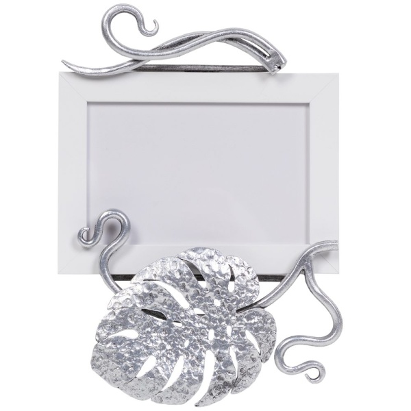 Фоторамка Monstera Deliciosa (Монстера) Античное серебро горизонтальная Фоторамка Monstera Deliciosa (Монстера) Античное серебро горизонтальная