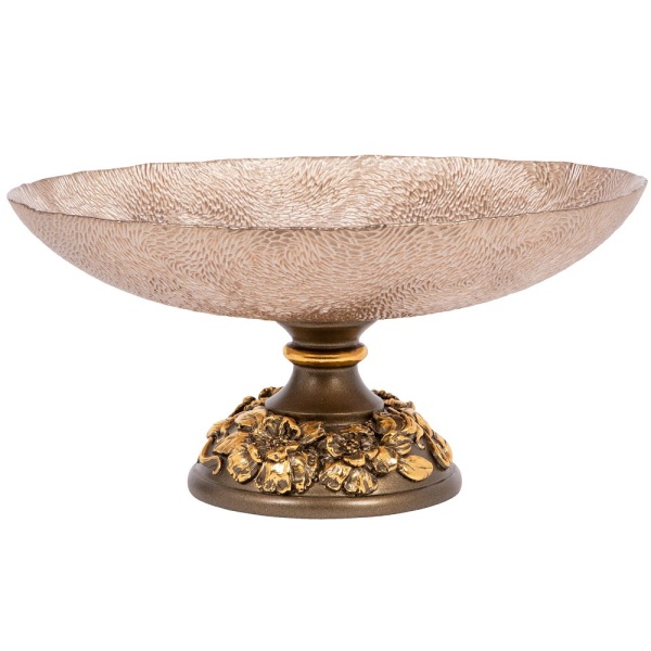 Фруктовница-конфетница Лето Бронза Фруктовница-конфетница Лето Бронза
