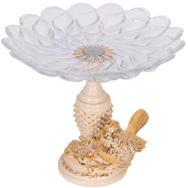 Фруктовница-конфетница Птичка Терра сонг Айвори Фруктовница-конфетница Птичка Терра сонг Айвори