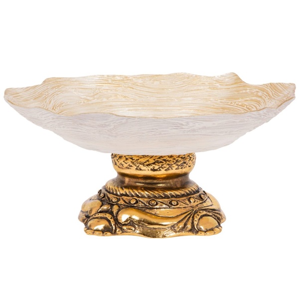 Фруктовница-конфетница Флора Бронза Фруктовница-конфетница Флора Бронза