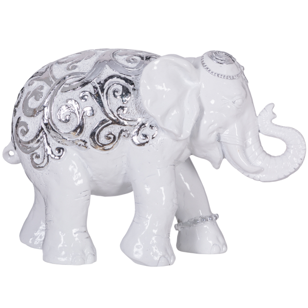 Статуэтка Слон Дели Белый