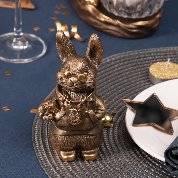Статуэтка Кролик Рич Бронза