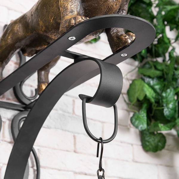 Кронштейн для цветов Такса Гучи (с ковкой) Кронштейн для цветов Такса Гучи (с ковкой)