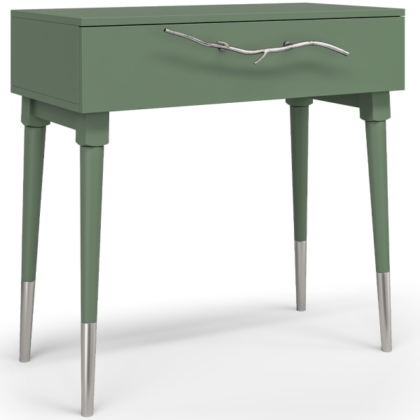 Консоль Арт Колор matte Стайл Сильвер Зеленый нефрит матовый