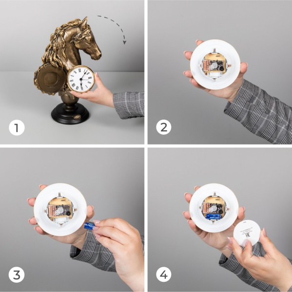 Часы настольные Фабилус Бронза Часы настольные Фабилус Бронза