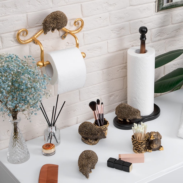 Держатель для туалетной бумаги Ежик Барб Бронза Держатель для туалетной бумаги Ежик Барб Бронза