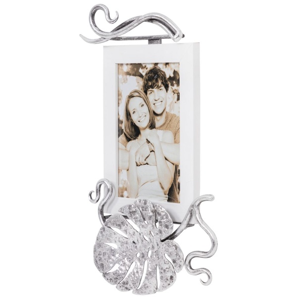 Фоторамка Monstera Deliciosa (Монстера) Айс Античное серебро Фоторамка Monstera Deliciosa (Монстера) Айс Античное серебро