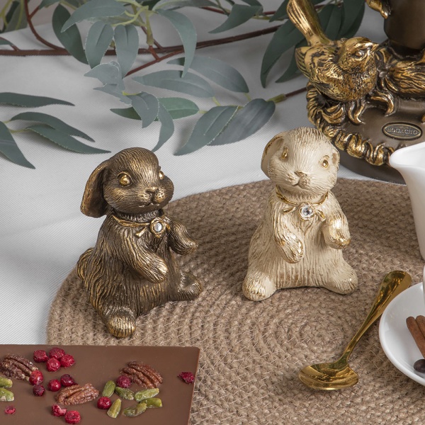 Статуэтка Кролик Эйприл Бронза Статуэтка Кролик Эйприл Бронза