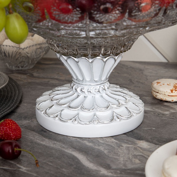 Фруктовница-конфетница Классика Белая Мейджи