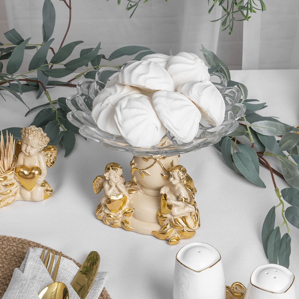 Фруктовница-конфетница Мерси Айвори Фруктовница-конфетница Мерси Айвори