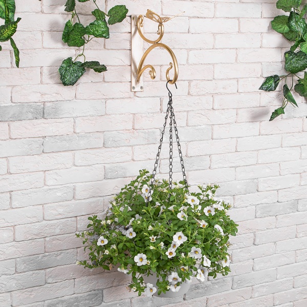 Кронштейн для цветов Бабочка Эир Айвори