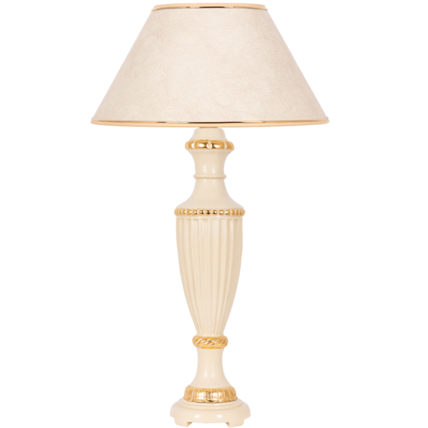 Настольная лампа Ваза Ребристая Айвори Молоко Настольная лампа Ваза Ребристая Айвори Молоко