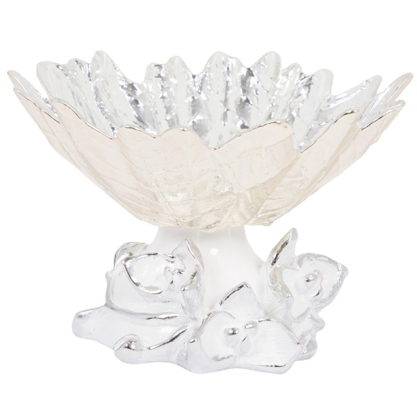 Фруктовница-конфетница Орхидея Лайм Серебро Фруктовница-конфетница Орхидея Лайм Серебро