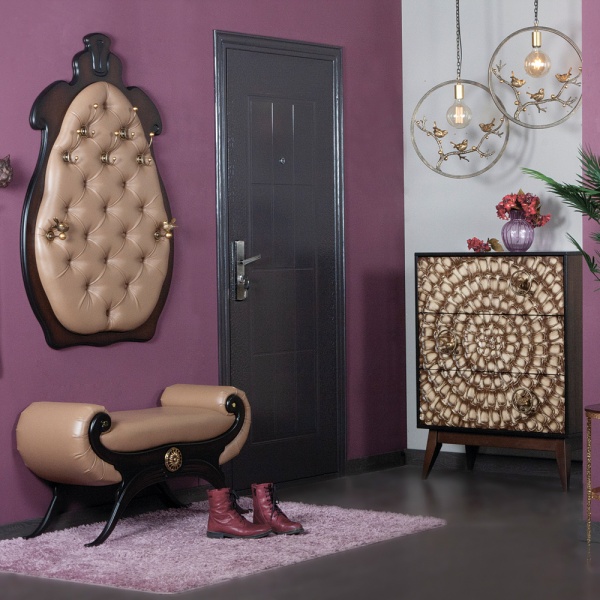 Вешалка настенная Квин Каштан Капучино 1 Вешалка настенная Квин Каштан Капучино 1