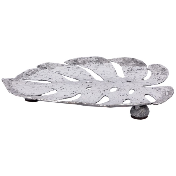 Подставка для украшений Monstera Deliciosa (Монстера) Античное серебро Подставка для украшений Monstera Deliciosa (Монстера) Античное серебро