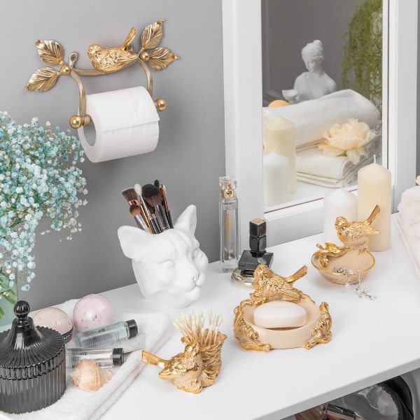 Мыльница Птичка Терра Айвори Мыльница Птичка Терра Айвори