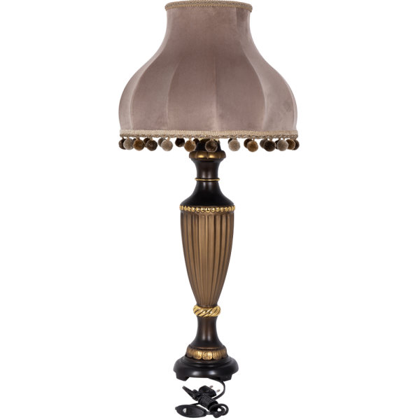 Настольная лампа Ваза Ребристая Бронза Классика Капучино Настольная лампа Ваза Ребристая Бронза Классика Капучино