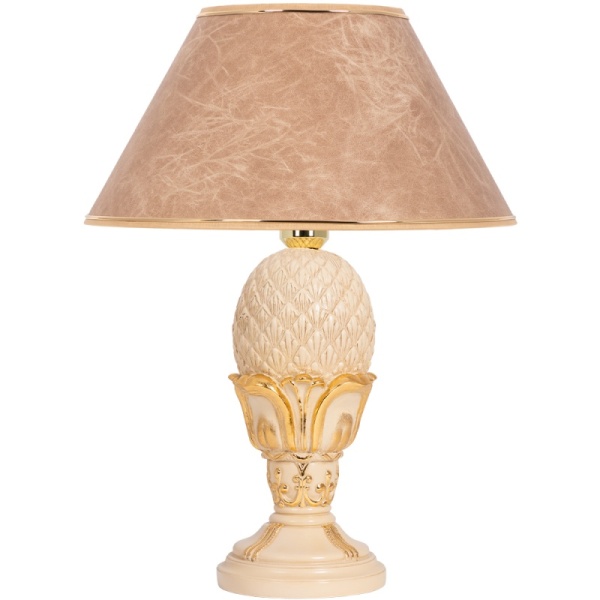 Настольная лампа Источник Энергии Айвори с абажуром №38 Кофе Настольная лампа Источник Энергии Айвори с абажуром №38 Кофе