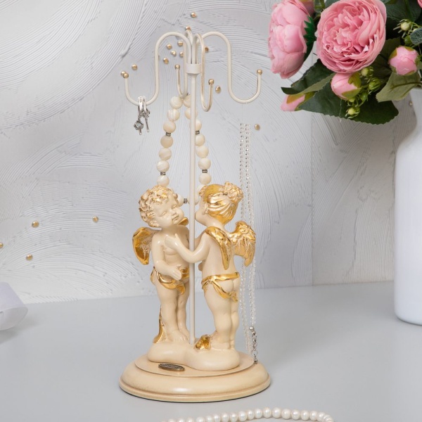 Подставка для украшений Секреты двух сердец Айвори Подставка для украшений Секреты двух сердец Айвори