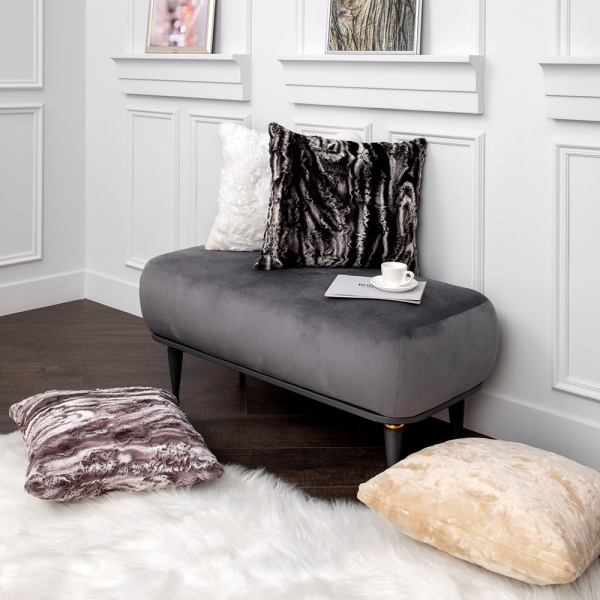 Подушка декоративная Рекс Серая Подушка декоративная Рекс Серая