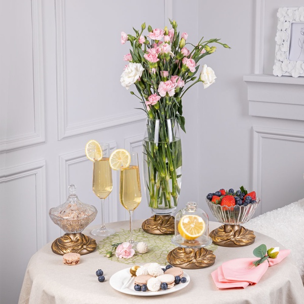 Фруктовница-конфетница Боа Бронза Фруктовница-конфетница Боа Бронза