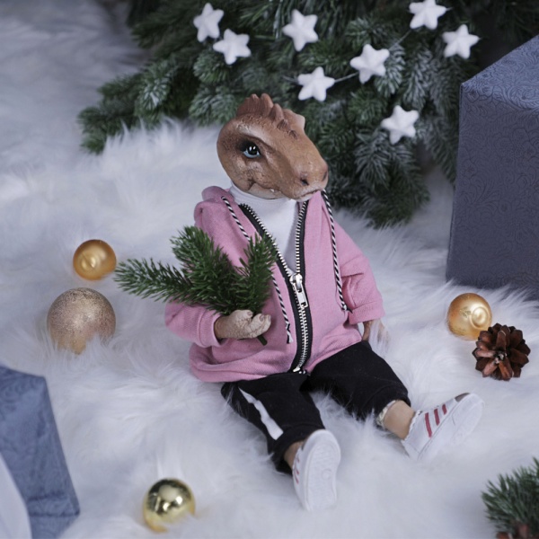 Кукла коллекционная Дракон Пинки Кукла коллекционная Дракон Пинки