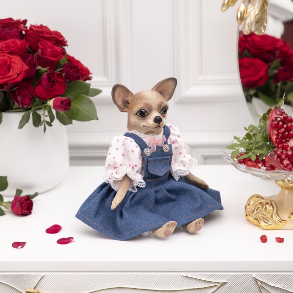 Кукла коллекционная Собака Милли Кукла коллекционная Собака Милли